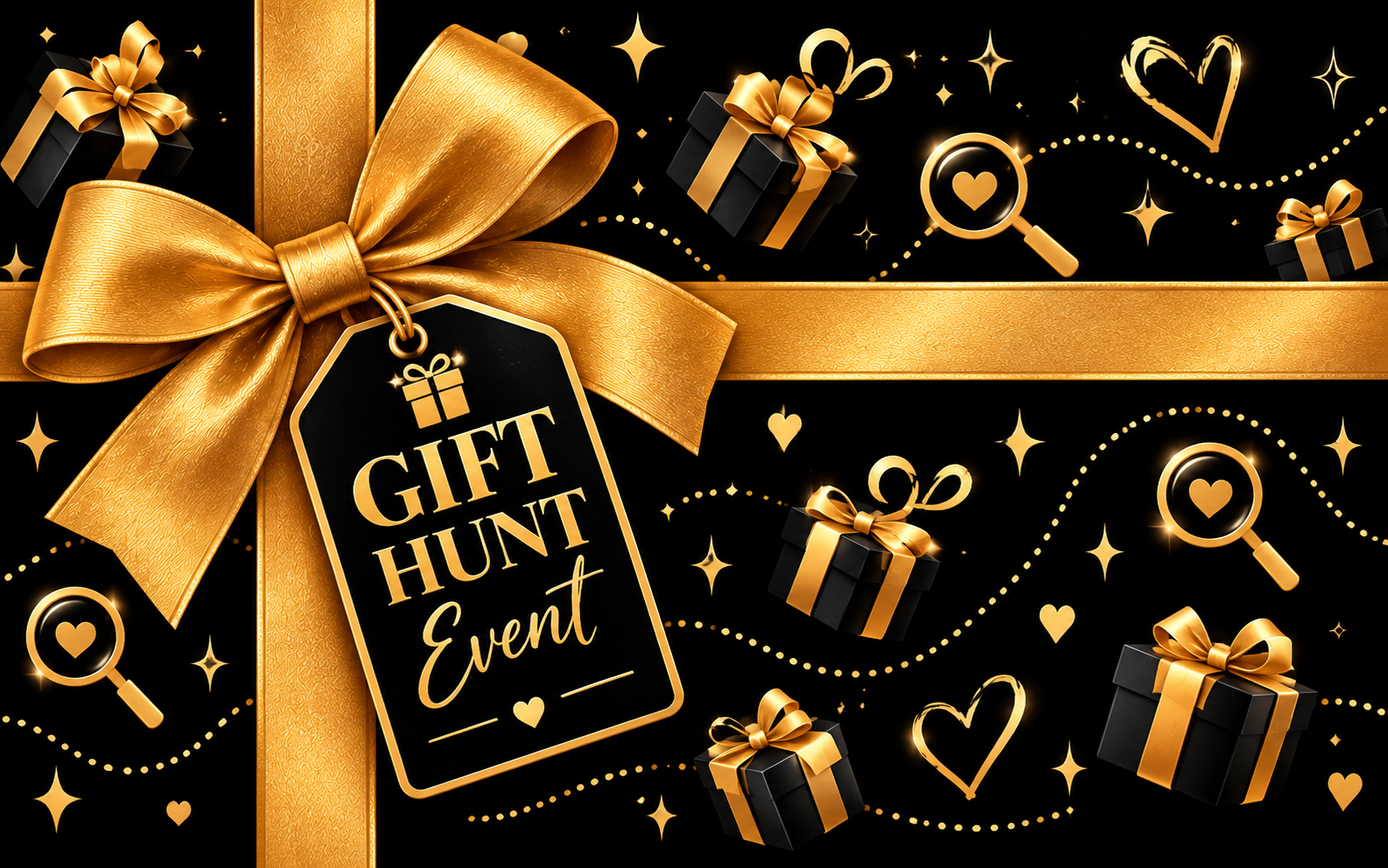 Gift Hunt Event: lazo dorado y regalos de cacería en Second Life
